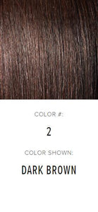 8" Chocolate Hair Yaky 100% Human Hair