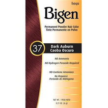 Load image into Gallery viewer, Bigen Permanent Powder Hair Color 37 Dark Auburn
