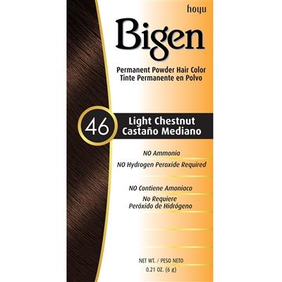 Bigen Permanent Powder Hair Color 46 Light Chestnut