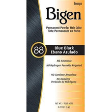Load image into Gallery viewer, Bigen Permanent Powder Hair Color 88 Blue Black
