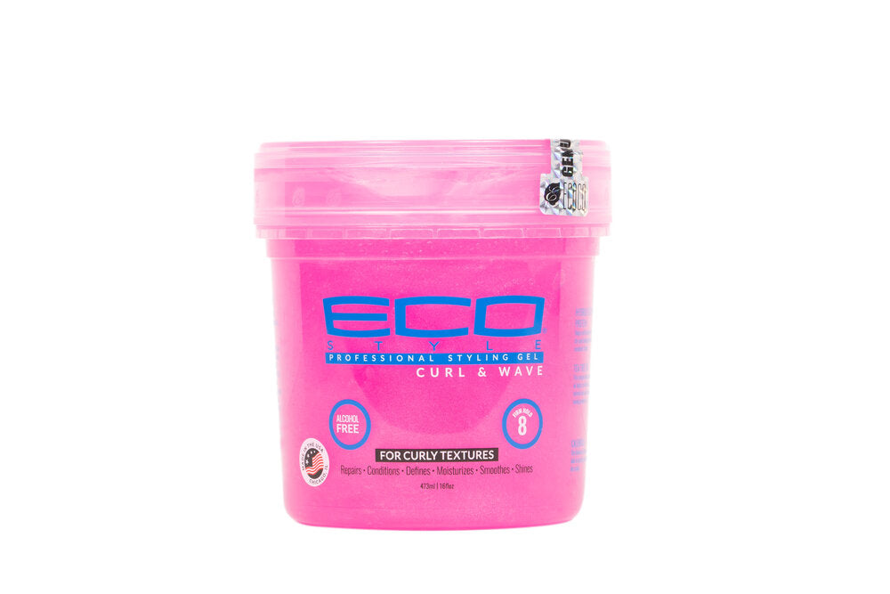 ECO STYLE CURL AND WAVE GEL PINK