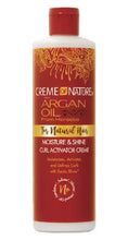 Load image into Gallery viewer, ARGAN OIL MOISTURE &amp; SHINE CURL ACTIVATOR CREME FOR NATURAL CREME OF NATURE
