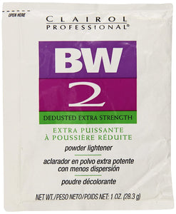 BW2 Clairol Professional Basic White 2 Powder Lighteners Hair Color Packet