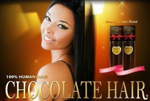 16" Chocolate Hair Yaky 100% Human Hair