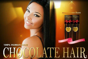 8" Chocolate Hair Yaky 100% Human Hair