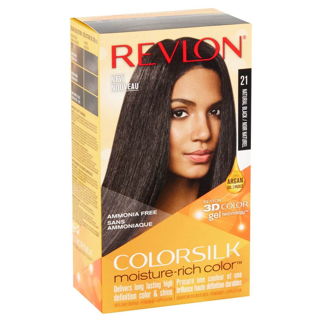 Revlon Colorsilk Moisture Rich Color 21 Natural Black