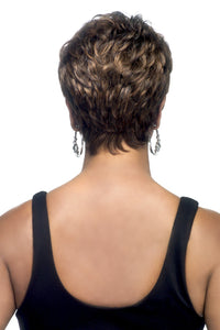 H222 - V 100% Human Hair Full Wig Cap Vivica Fox Hair Collection
