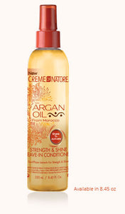 ARGAN OIL STRENGTH & SHINE LEAVE-IN CONDITIONER CREME OF NATURE