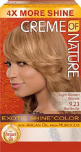 Load image into Gallery viewer, Creme of Nature Exotic Shine Color 9.23 Light Golden Blonde
