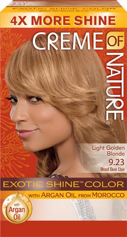 Creme of Nature Exotic Shine Color 9.23 Light Golden Blonde