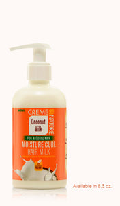 COCONUT MILK MOISTURE CURL HAIR MILK CREME OF NATURE