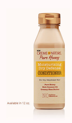 PURE HONEY CONDITIONER MOISTURIZING DRY DEFENSE CREME OF NATURE