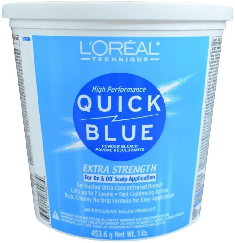 Quick Blue High Performance Powder Lightener Tub 16oz
