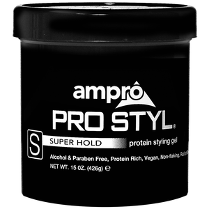 AMPRO PRO STYL SUPER HOLD GEL BLACK TOP