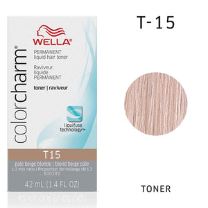 Wella Color Charm Hair Toner T15 Pale Beige Blonde